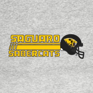 Saguaro Sabercats (Rush Primary - Black Lined) T-Shirt